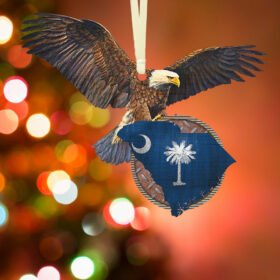 South Carolina Christmas Ornament Patriotic Eagle QNK20Ov4