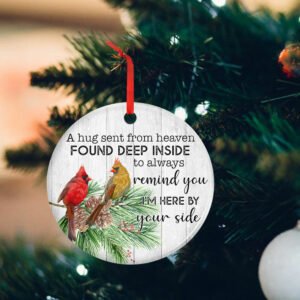 Christmas Love In Heaven Cardinal I'm Here By Your Side Ornament MBH236O