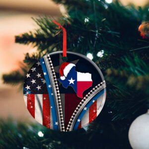 Texas Christmas Ornament State Of Mind ANT281O