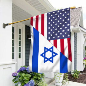 American Israeli Flag TRL1628F