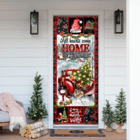 Christmas Door Cover All Hearts Come Home For Christmas ANL0399D