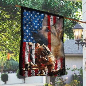 Military Dog American Flag TTV394F