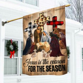 Christian Flag Birth Of Jesus Jesus Is The Reason DDH3055F
