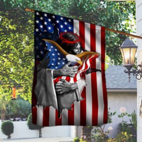 God Jesus Eagle American Flag MLH2016F