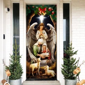 Jesus Is Born Christmas Door Cover THH3571D