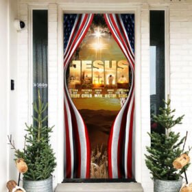 Jesus Door Cover Coming Back As A King THB3537D