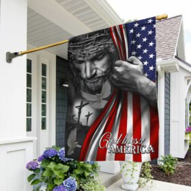 Jesus Flag God Bless America Jesus Flag TRL06Fv7