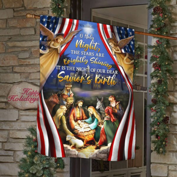 Nativity Of Jesus. Jesus Is Born Flag THB3547F