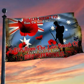 Remembrance Day Flag Lest We Forget THB3508GFv2