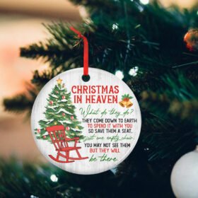 Christmas In Heaven Save Them A Seat Ornament MBH224O