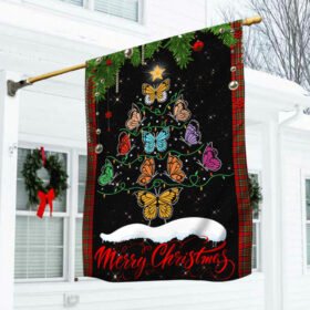 Butterfly Flag Christmas Tree Butterfly Flag TRL1576Fv7