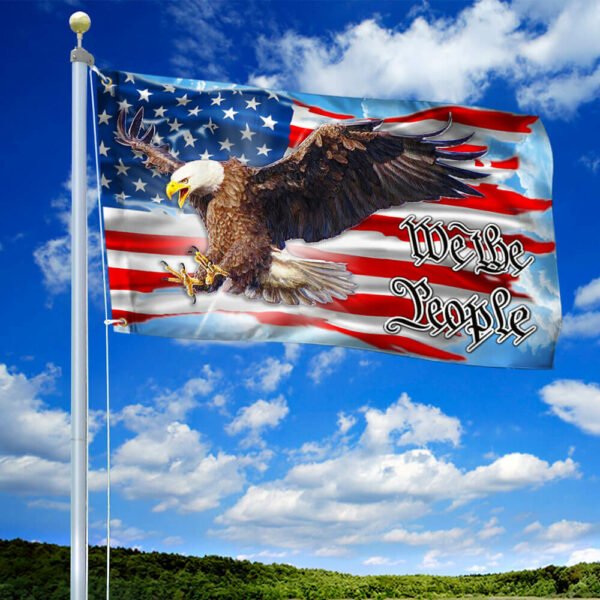 American Grommet Flag Eagle Patriot NNT136GF