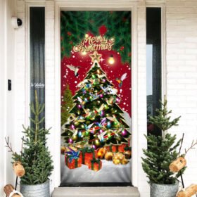 Hummingbird Christmas Tree Door Cover THH3456D