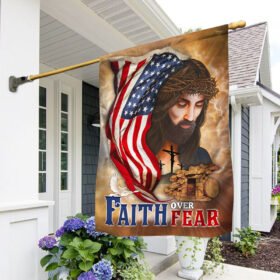 Jesus Flag Faith Over Fear MLH2011F