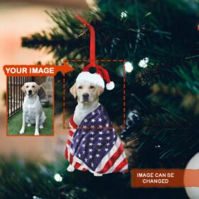 Personalized Ornament Christmas Dog Image ANL309OCT