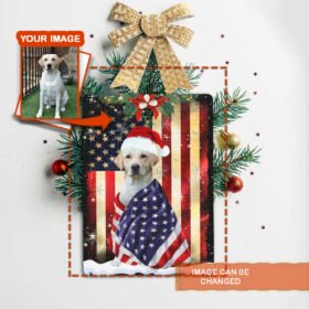 Personalized Ornament Dog Image Merry Christmas ANL285OCT