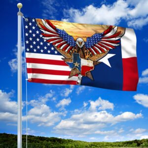 Texas American Eagle Flag THN3533GF
