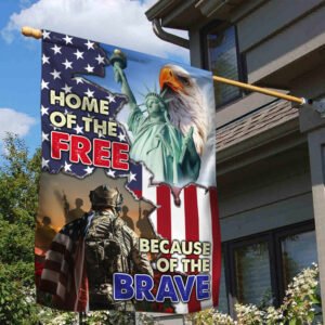 American Soldiers Flag Home Of The Free Because Of The Brave DDH2976F