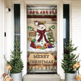 Christmas Snowman Door Cover PN2411D