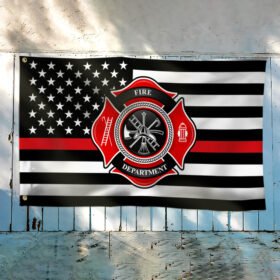 Firefighter Flag Fire Department Grommet Flag TRV1569GF