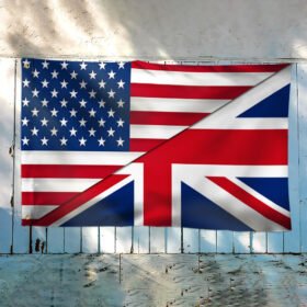 British United States Grommet Flag MTV10GF