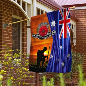 Remembrance Day Flag Australian Veteran Flag TRL1497F