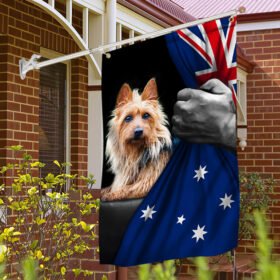 Australian Terrier Dog Lover Australian Grommet Flag TRL1663GFv8