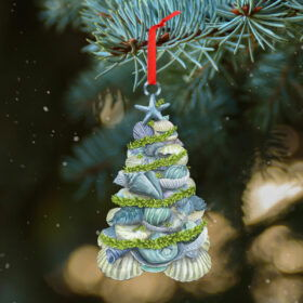 Coastal Christmas Tree Ornament QNN664O