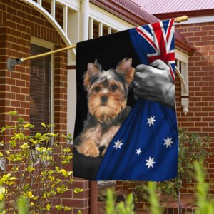Yorkie Flag Yorkshire Terrier Australian Flag TRL1663Fv4