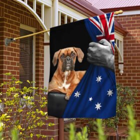Boxer Dog Lover Australian Flag TRL1663Fv9