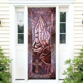 Jesus Door Cover Pray Hands NNT174D