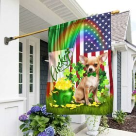 Chihuahua Flag Irish Lucky Dog DBD3132Fv1