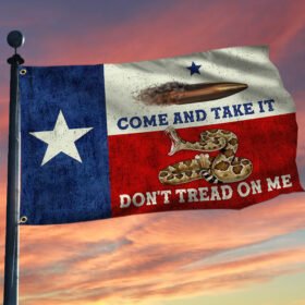 Texas Grommet Flag Don't Tread On Me TPH15GF