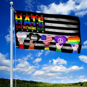 Hate Has No Home Here American Grommet Flag THN3636GF