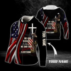 Personalized Veterans Are My Brothers Veterans Zip Hoodie PN262ZHCT