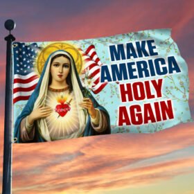 Mother Mary US Grommet Flag DDH3118GF