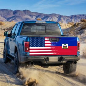 Haitian And American Truck Tailgate Sticker ANV375TD