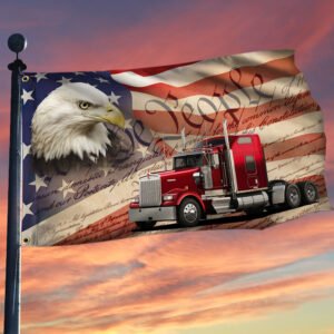Trucker Flag American Eagle Trucker Grommet Flag TRV1693GF