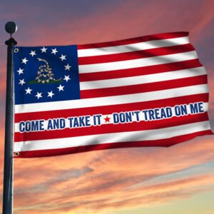 Second Amendment Flag Don't Tread On Me American Grommet Flag TRL1661GF