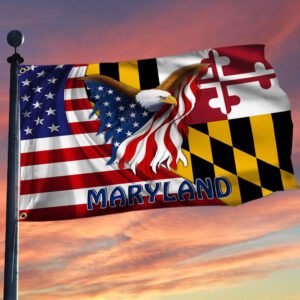 Maryland Eagle Grommet Flag MLH1774GFv18