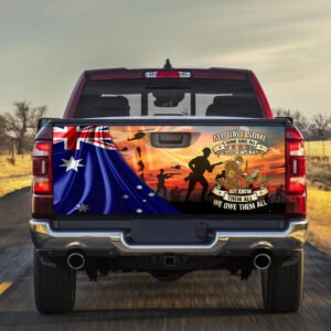 Veteran Australia All Gave Some Some Gave All Truck Tailgate Decal Sticker Wrap MLH2101TD
