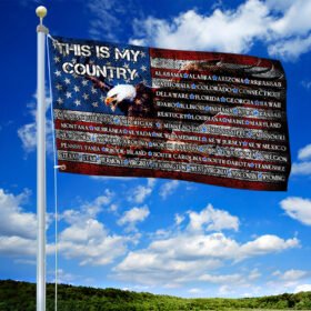 American Patriot Grommet Flag Country NNT195GF