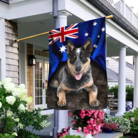 Australian Cattle Dog. Blue Heeler Flag THH3346Fv5