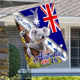 Koala Australia Flag Happy Australia Day MLH2104F