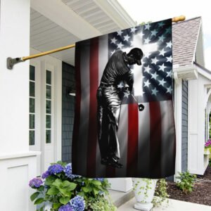 Golf Man American Flag DDH3018Fv1