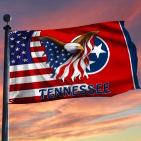 Tennessee Eagle Grommet Flag MLH1774GFv9