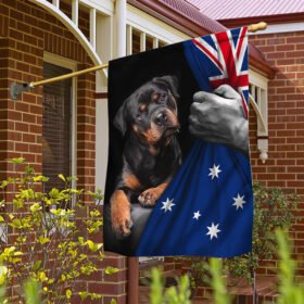 Rottweiler Dog Lover Australian Flag TRL1663Fv2