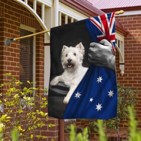 Westie Flag West Highland White Terrier Australian Flag TRL1663Fv1