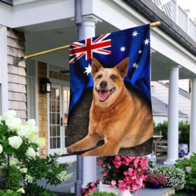 Australian Cattle Dog. Red Heeler  Flag THH3346Fv6