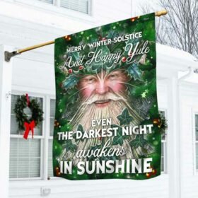Yule Blessings Flag Merry Winter Solstice And Happy Yule DBD3093F